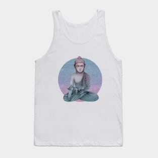 Buddha with cat 2 Tank Top